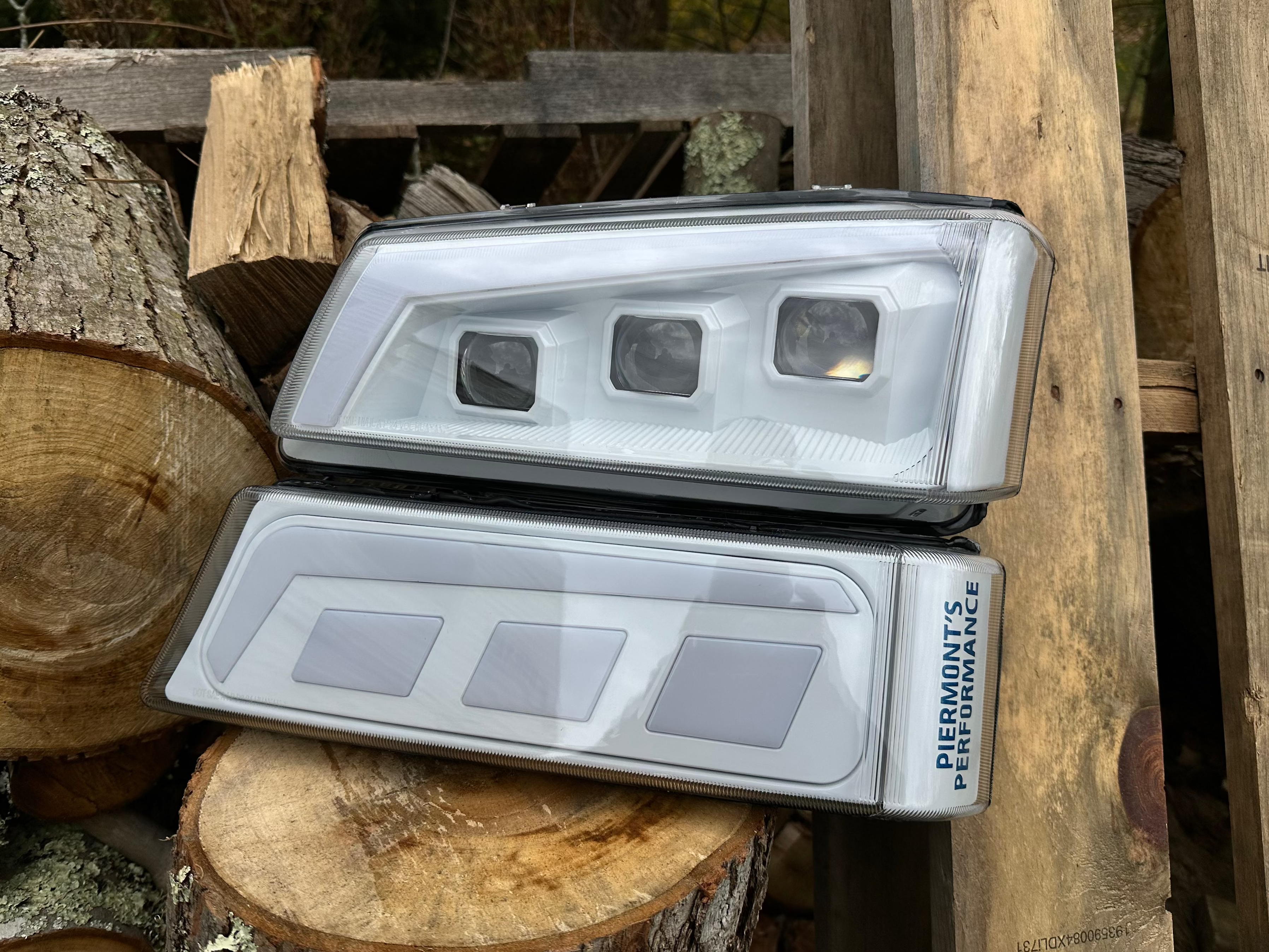03-06 Chevy Silverado painted headlights