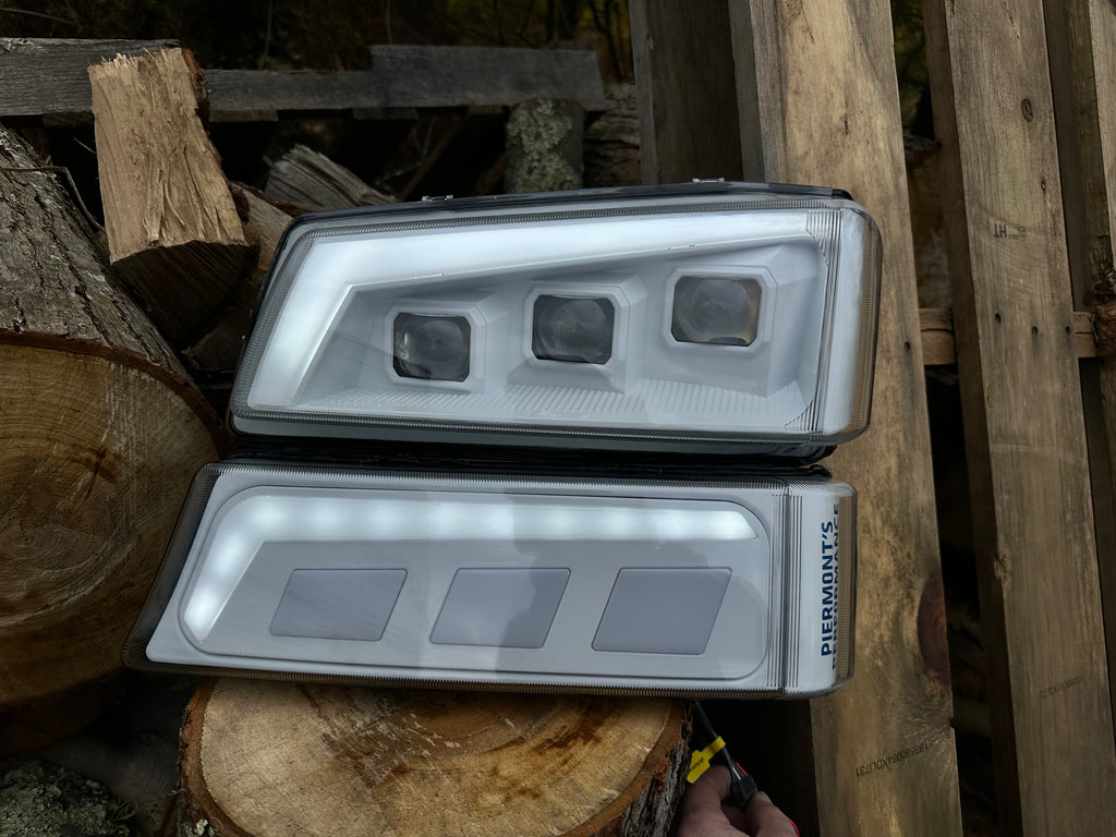 03-06 Chevy Silverado painted headlights